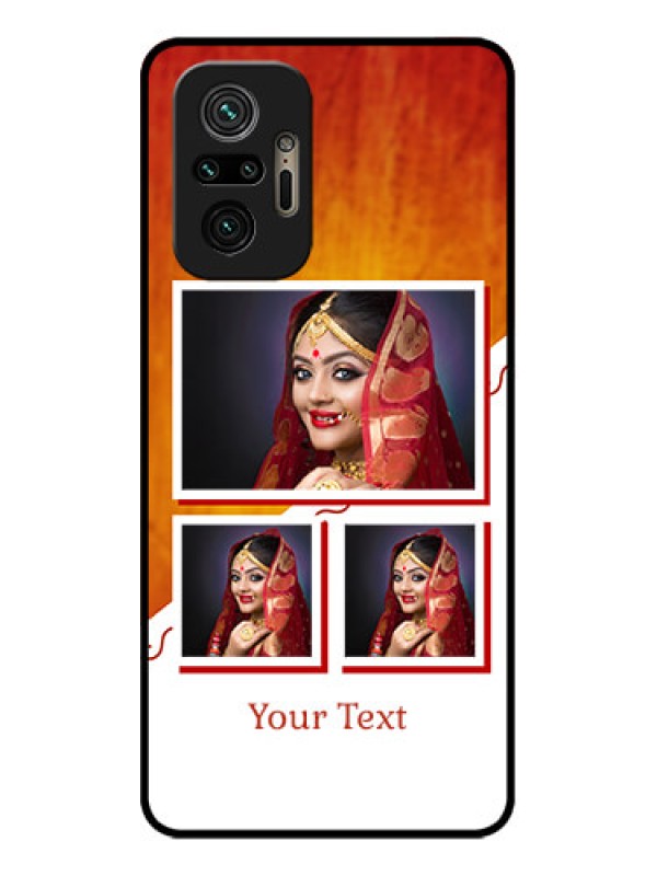 Custom Redmi Note 10 Pro Custom Metal Phone Case - Wedding Memories Design