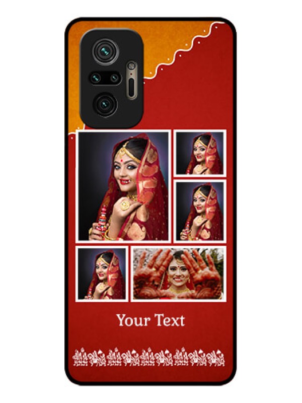 Custom Redmi Note 10 Pro Custom Metal Phone Case - Wedding Pic Upload Design