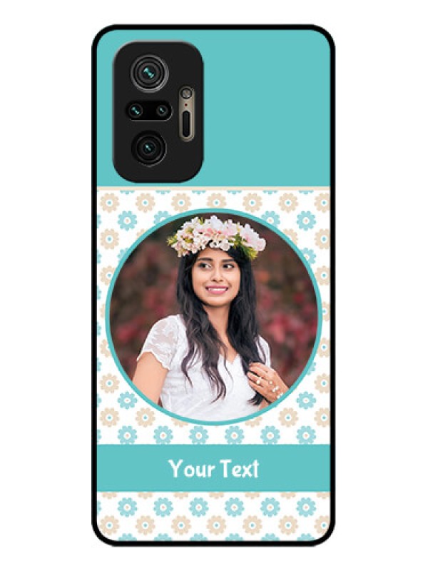 Custom Redmi Note 10 Pro Custom Metal Phone Case - Beautiful Flowers Design