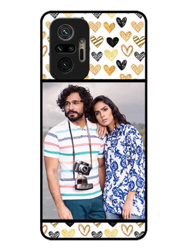 Custom Redmi Note 10 Pro Custom Metal Phone Case - Love Symbol Design