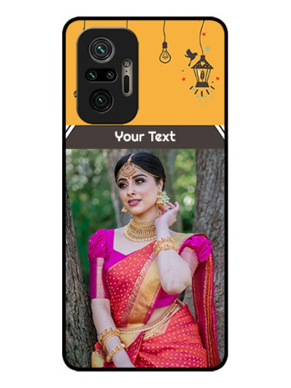 Custom Redmi Note 10 Pro Custom Metal Phone Case - With Family Picture And Icons