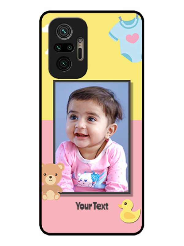 Custom Redmi Note 10 Pro Custom Metal Phone Case - Kids 2 Color Design