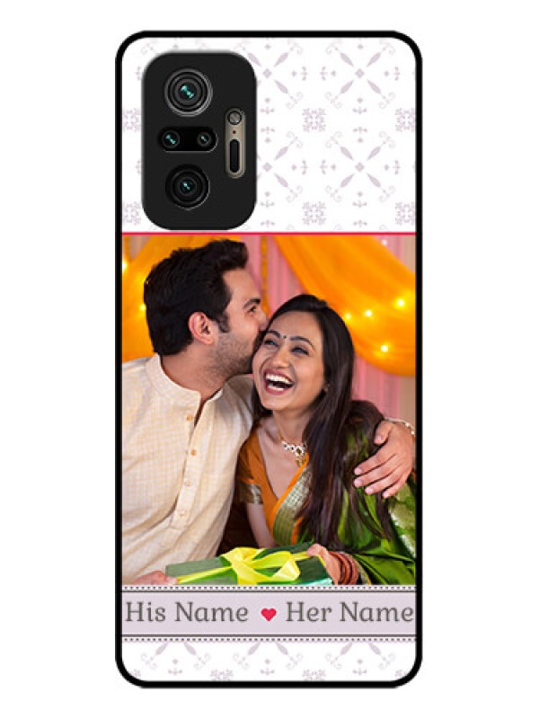 Custom Redmi Note 10 Pro Custom Metal Phone Case - With Photo And Ethnic Design