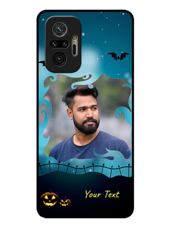 Custom Redmi Note 10 Pro Custom Metal Phone Case - Halloween Frame Design