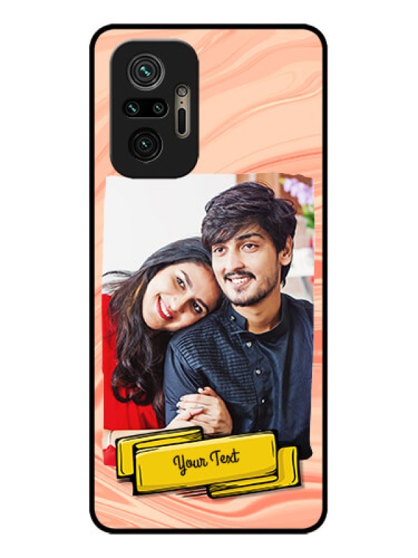 Custom Redmi Note 10 Pro Custom Metal Phone Case - Marble Texture Design