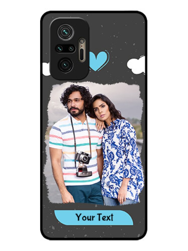 Custom Redmi Note 10 Pro Custom Metal Phone Case - Splashes With Love Doodles Design