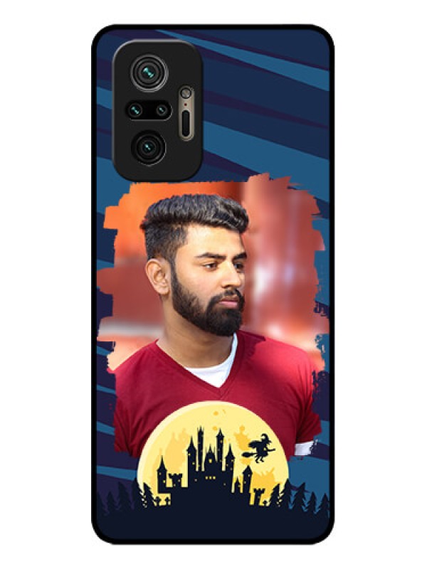 Custom Redmi Note 10 Pro Custom Metal Phone Case - Halloween Witch Design