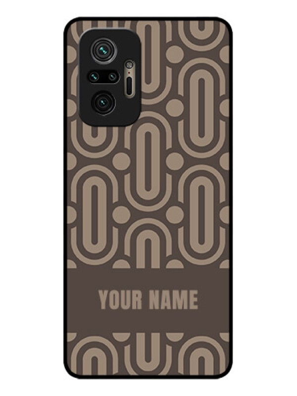 Custom Redmi Note 10 Pro Custom Metal Phone Case - Captivating Zero Pattern Design