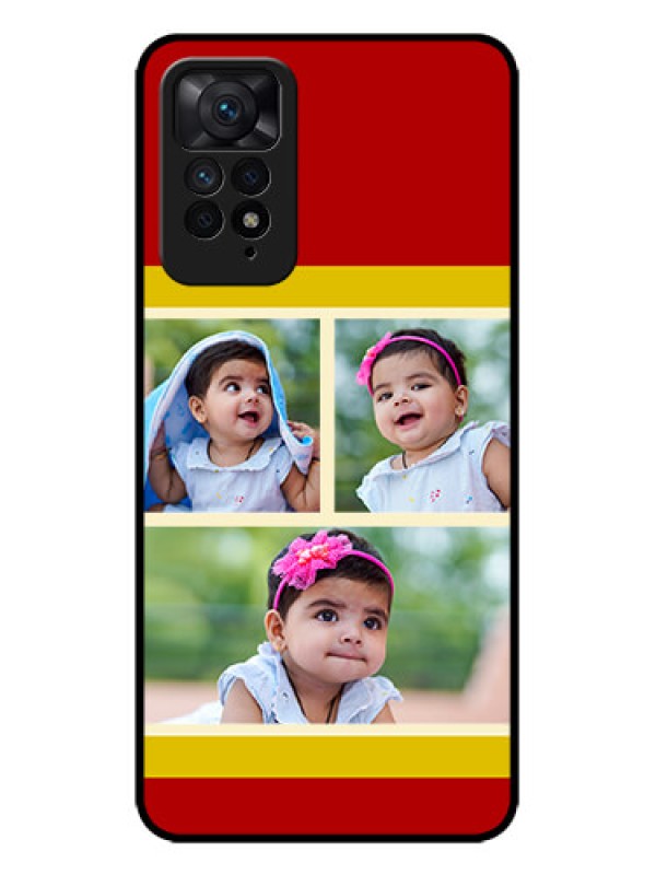 Custom Redmi Note 11 Pro 5G Custom Metal Phone CaseMultiple Pic Upload Design