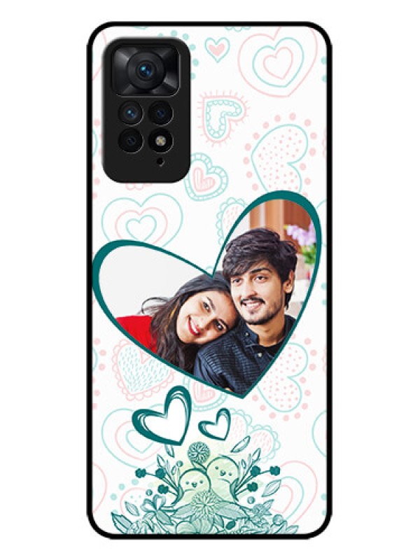 Custom Redmi Note 11 Pro 5G Custom Metal Phone CasePremium Couple Design