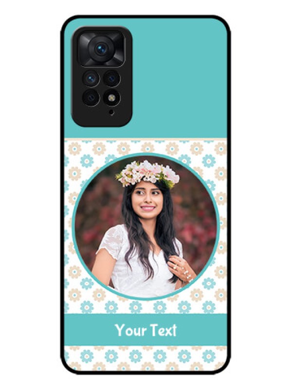 Custom Redmi Note 11 Pro 5G Custom Metal Phone CaseBeautiful Flowers Design