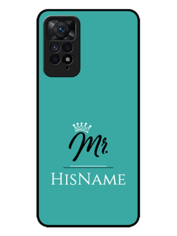 Custom Redmi Note 11 Pro 5G Custom Metal Phone CaseMr With Name Design