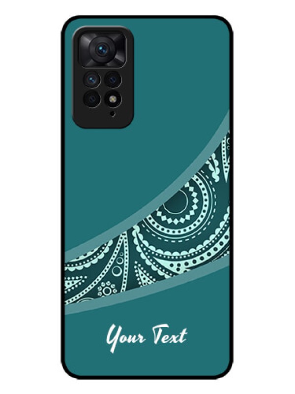 Custom Redmi Note 11 Pro 5G Custom Metal Phone CaseSemi Visible Floral Design