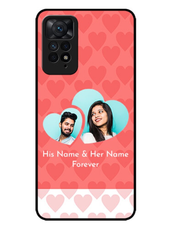 Custom Redmi Note 11 Pro Plus 5G Custom Metal Phone Case - Couple Pic Upload Design