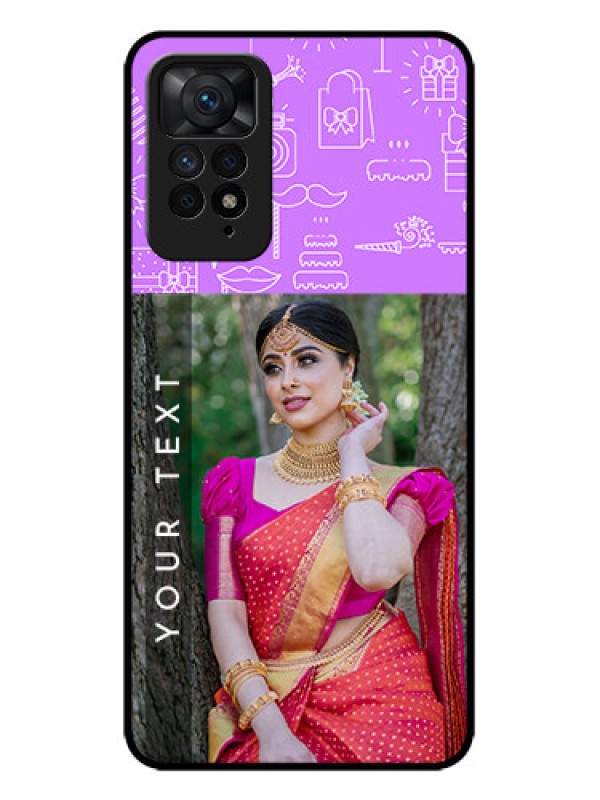 Custom Redmi Note 11 Pro Plus 5G Custom Metal Phone Case - Birthday Icons Design