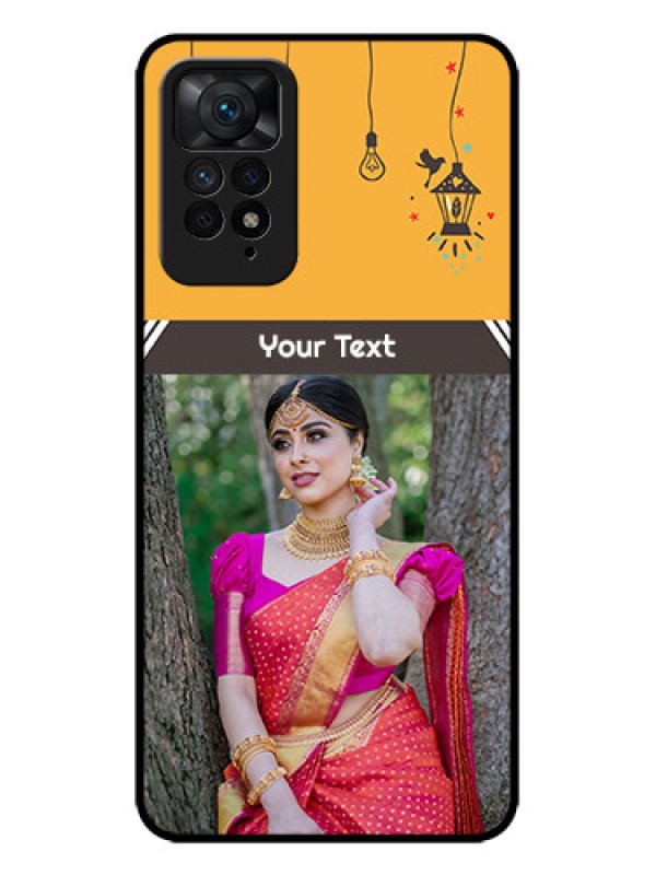 Custom Redmi Note 11 Pro Plus 5G Custom Metal Phone Case - With Family Picture And Icons