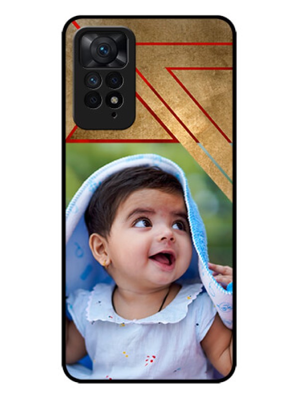 Custom Redmi Note 11 Pro Plus 5G Custom Metal Phone Case - Gradient Abstract Texture Design