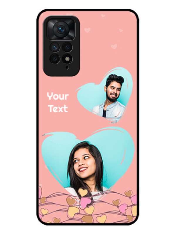 Custom Redmi Note 11 Pro Plus 5G Custom Metal Phone Case - Love Doodle Design