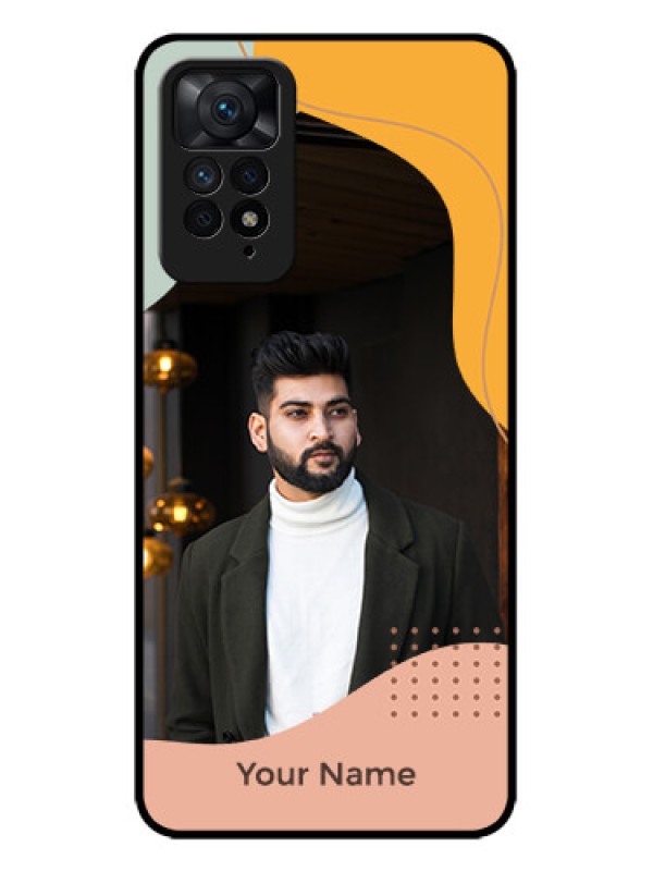 Custom Redmi Note 11 Pro Plus 5G Custom Metal Phone Case - Tri - Coloured Overlay Design