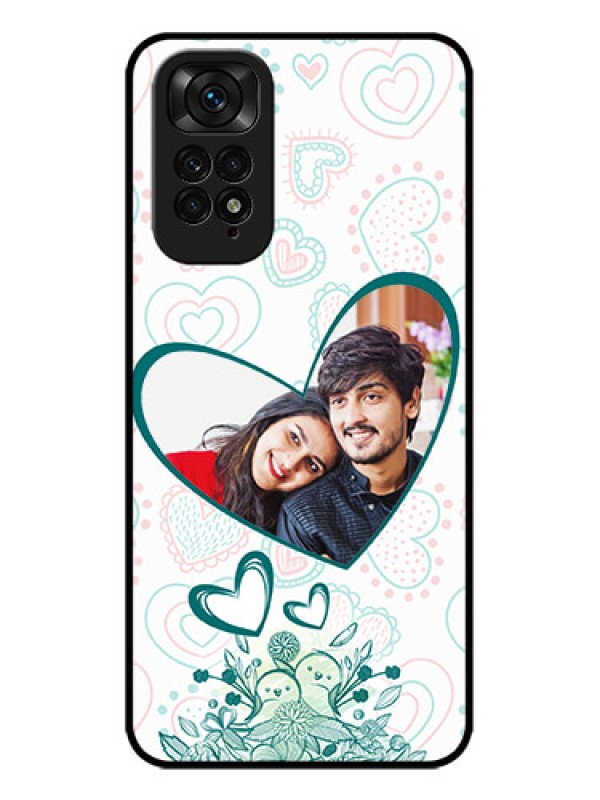 Custom Redmi Note 11 Custom Metal Phone CasePremium Couple Design