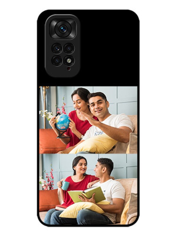 Custom Redmi Note 11 Custom Metal Phone Case2 Images Design