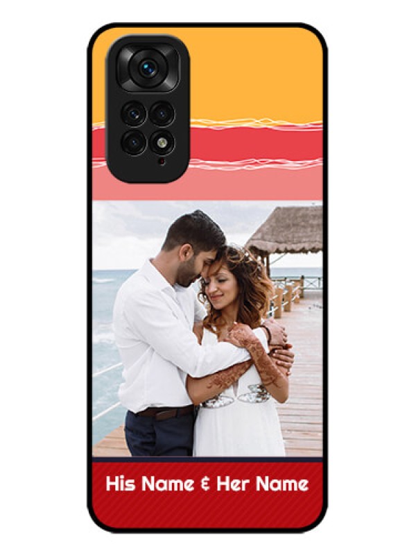 Custom Redmi Note 11s Custom Metal Phone Case - Colorful Case Design