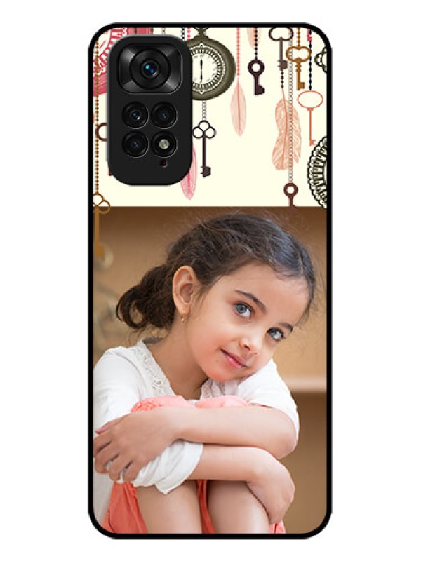 Custom Redmi Note 11s Custom Metal Phone Case - Boho Style Design