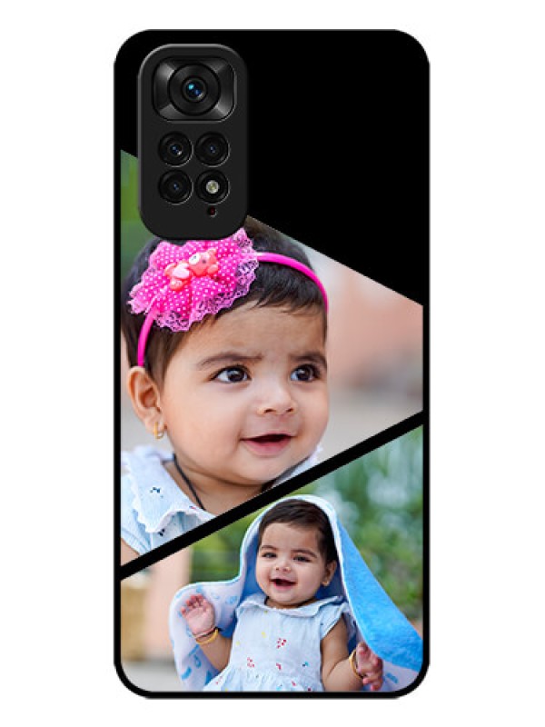 Custom Redmi Note 11s Custom Metal Phone Case - Semi Cut Design