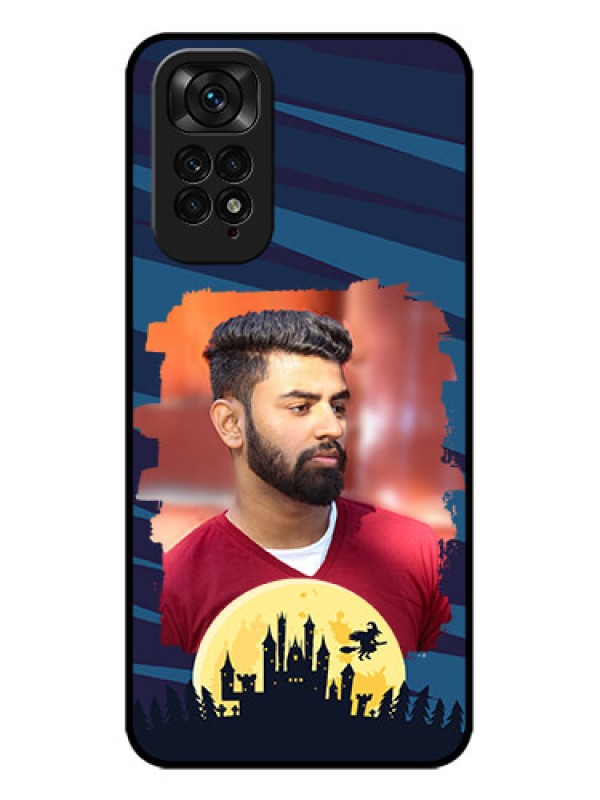 Custom Redmi Note 11s Custom Metal Phone Case - Halloween Witch Design