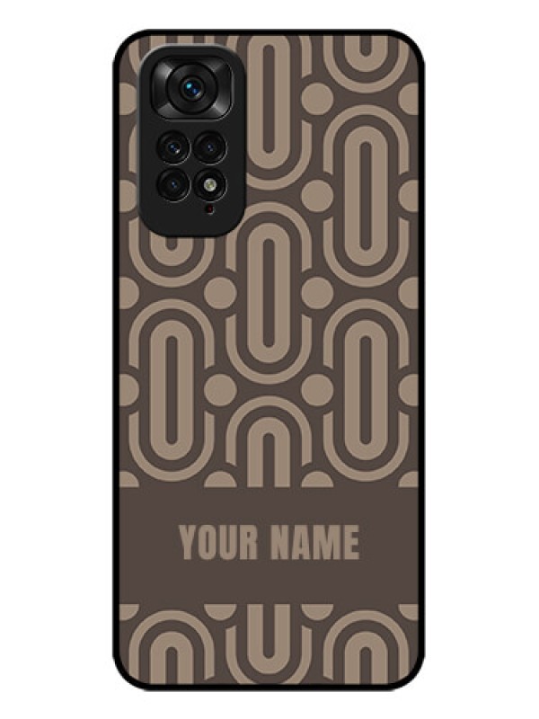 Custom Redmi Note 11s Custom Metal Phone Case - Captivating Zero Pattern Design