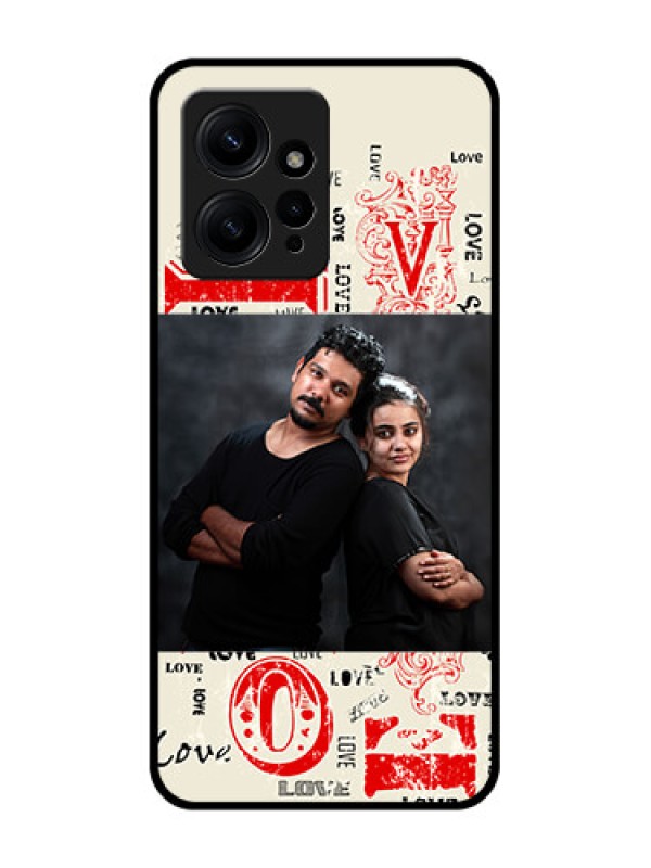 Custom Redmi Note 12 4G Custom Metal Phone CaseTrendy Love Design Case