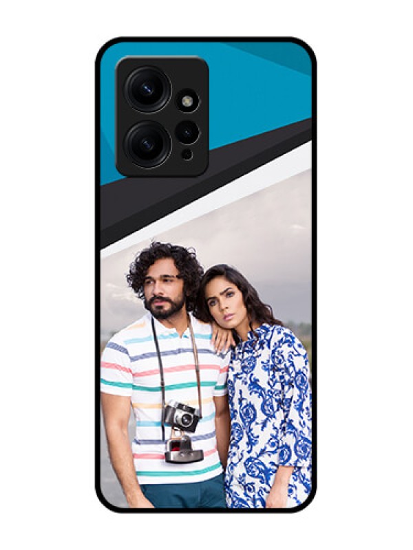 Custom Redmi Note 12 4G Custom Metal Phone CaseSimple Pattern Photo Upload Design