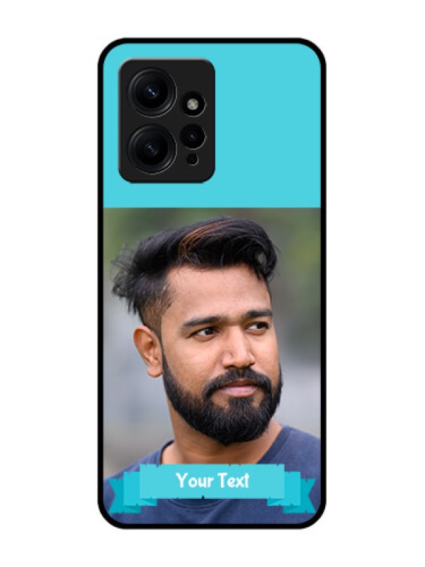 Custom Redmi Note 12 4G Custom Metal Phone CaseBlue Color Design