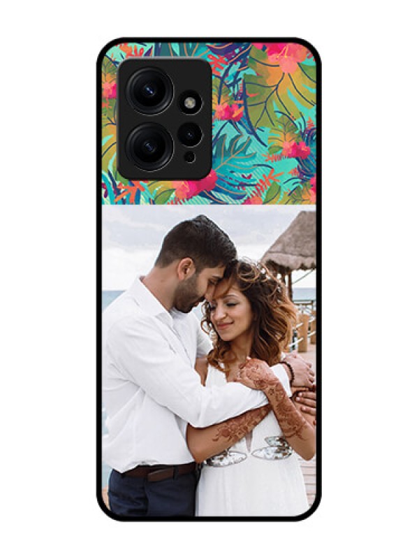 Custom Redmi Note 12 4G Custom Metal Phone CaseWatercolor Floral Design