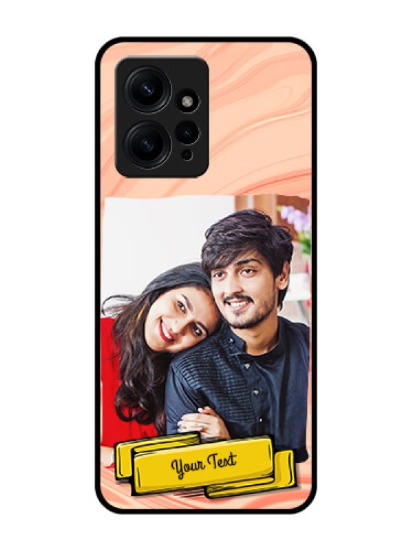 Custom Redmi Note 12 4G Custom Metal Phone CaseMarble Texture Design