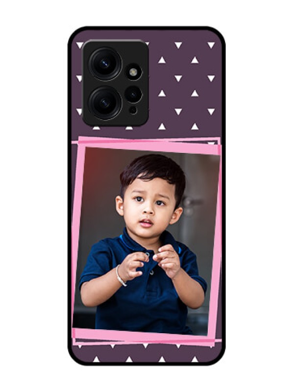 Custom Redmi Note 12 4G Custom Metal Phone CaseTriangle Pattern Dotted Design