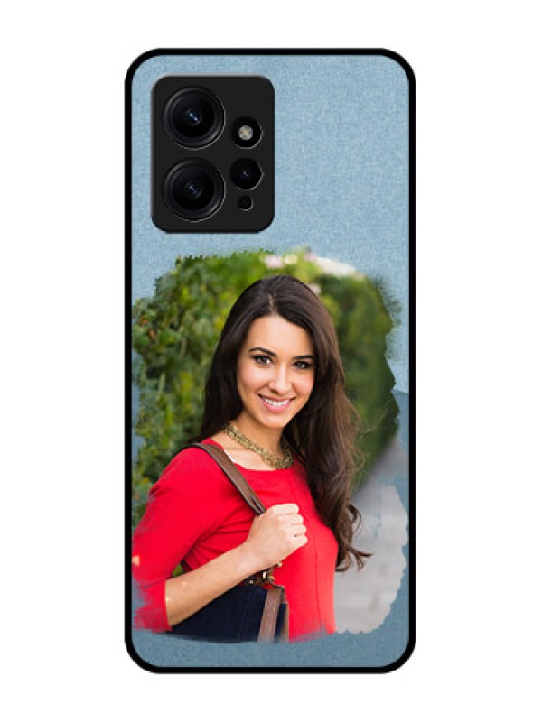 Custom Redmi Note 12 4G Custom Metal Phone CaseGrunge Line Art Design