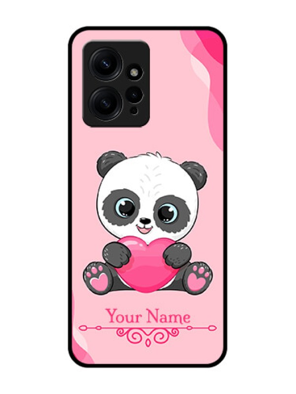 Custom Redmi Note 12 4G Custom Metal Phone CaseCute Panda Design