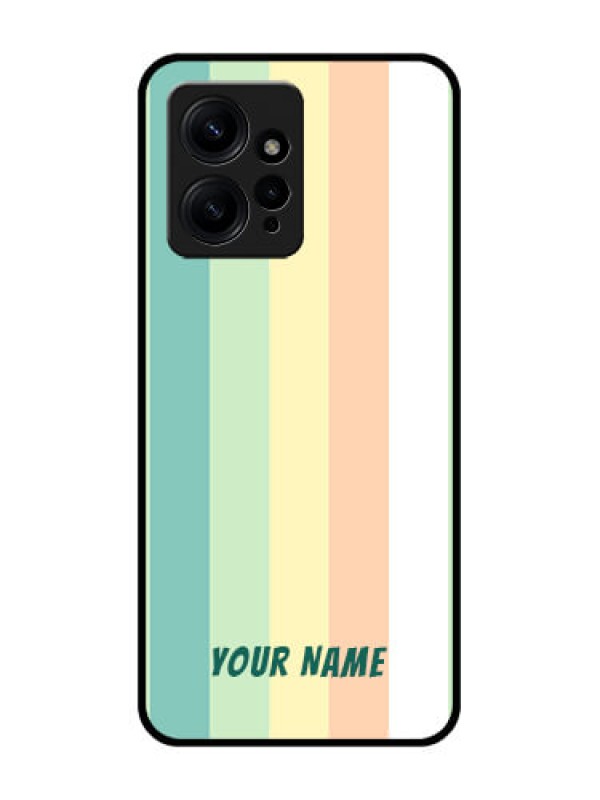 Custom Redmi Note 12 4G Custom Metal Phone CaseMulti - Colour Stripes Design