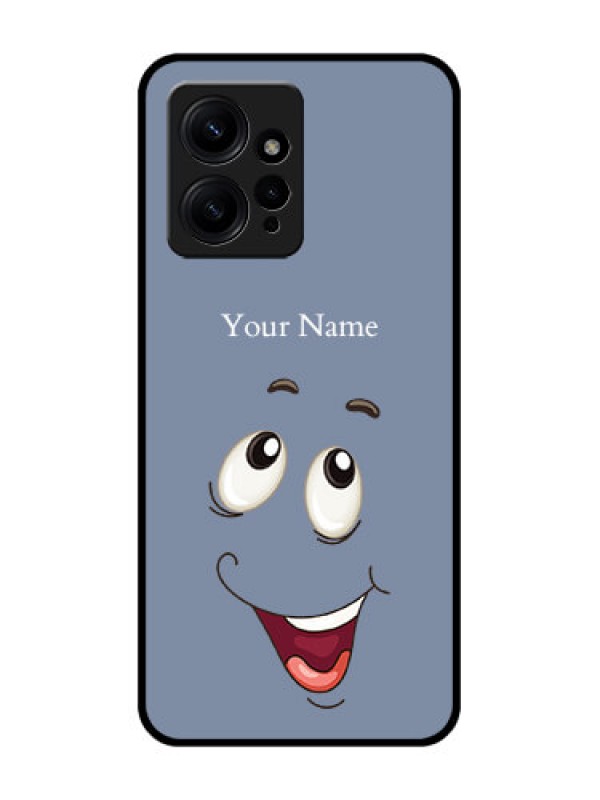 Custom Redmi Note 12 4G Custom Metal Phone CaseLaughing Cartoon Face Design