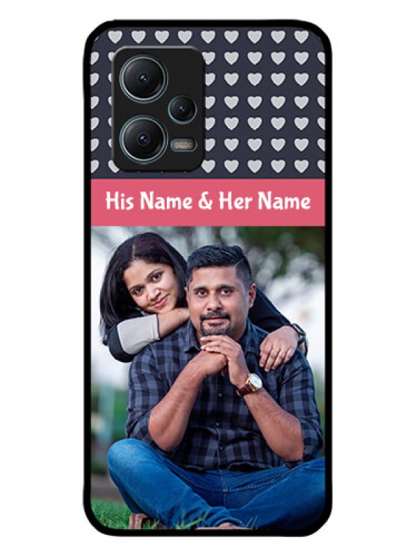 Custom Xiaomi Redmi Note 12 5G Custom Metal Phone CaseLove Symbols Design