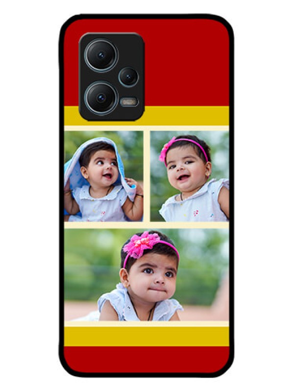 Custom Xiaomi Redmi Note 12 5G Custom Metal Phone CaseMultiple Pic Upload Design