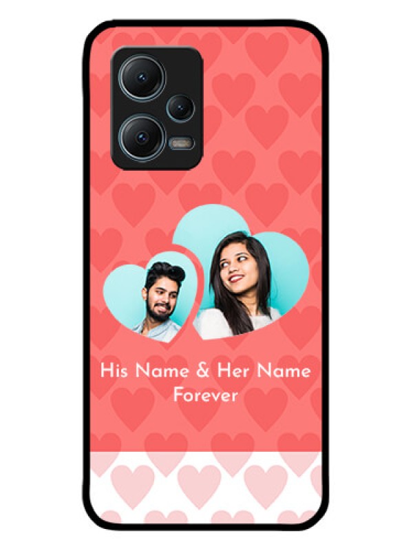 Custom Xiaomi Redmi Note 12 5G Custom Metal Phone CaseCouple Pic Upload Design