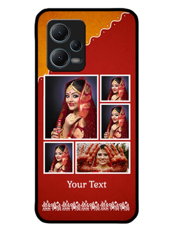 Custom Xiaomi Redmi Note 12 5G Custom Metal Phone CaseWedding Pic Upload Design