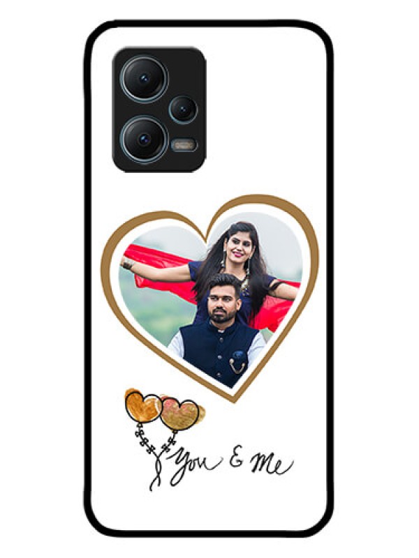 Custom Xiaomi Redmi Note 12 5G Custom Metal Phone CaseYou and Me Design