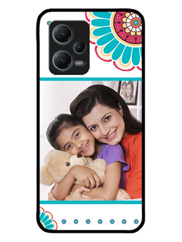 Custom Xiaomi Redmi Note 12 5G Custom Metal Phone CaseFlower Design