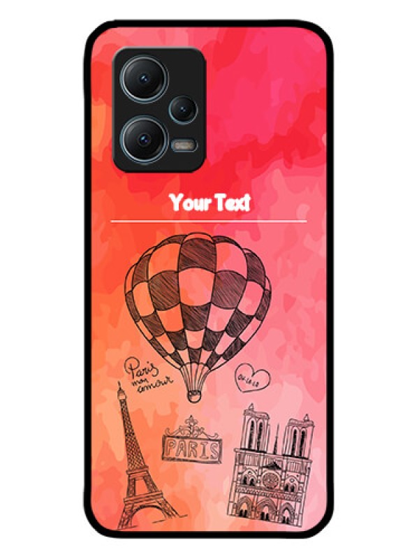 Custom Xiaomi Redmi Note 12 5G Custom Metal Phone CaseParis Theme Design