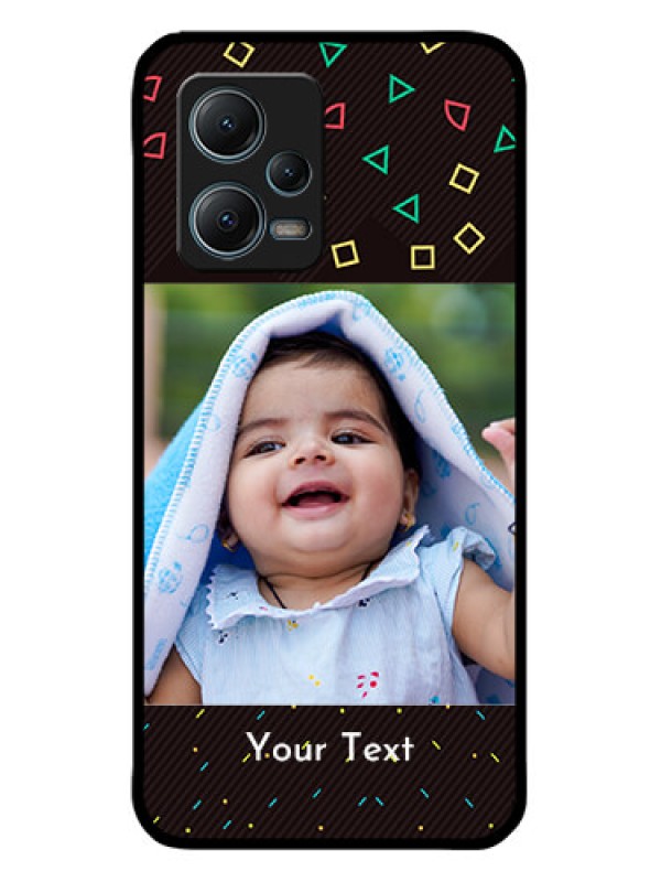 Custom Xiaomi Redmi Note 12 5G Custom Metal Phone CaseWith Confetti Birthday Design