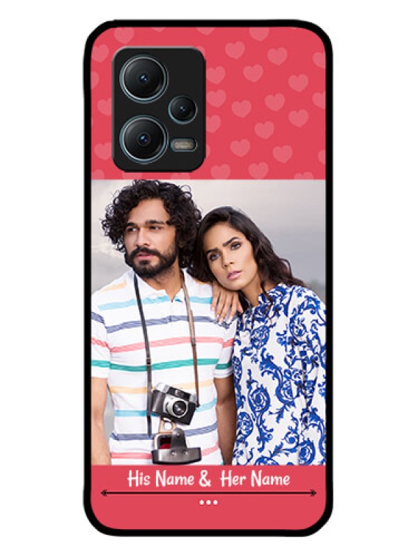 Custom Xiaomi Redmi Note 12 5G Custom Metal Phone CaseSimple Love Design