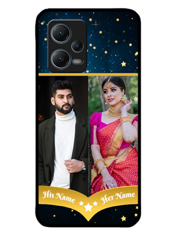Custom Xiaomi Redmi Note 12 5G Custom Metal Phone CaseGalaxy Stars Backdrop Design